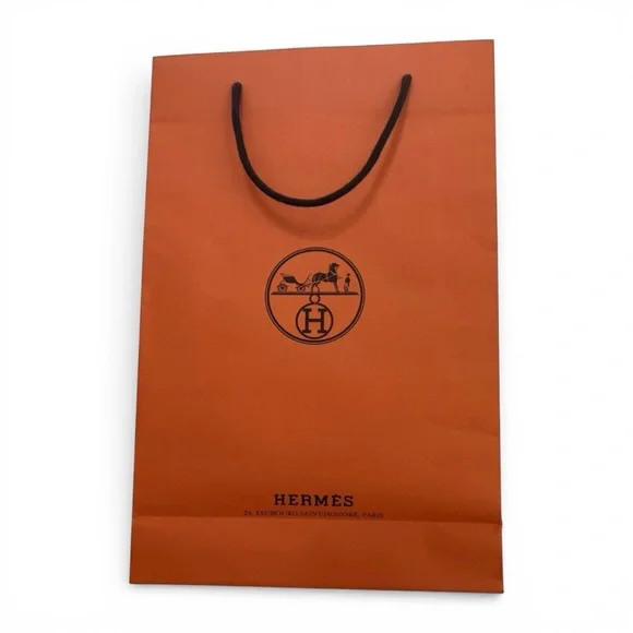 Hermès Orange Bag 17x11 Luxury Gift Bag - Picture 3 of 3